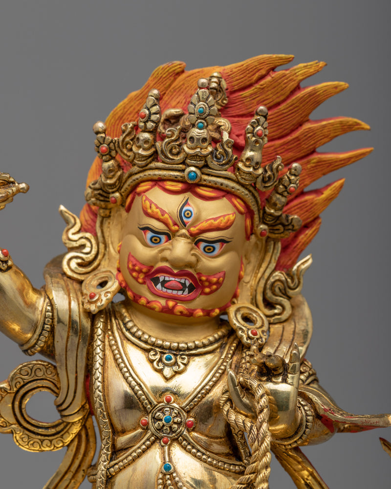 Vajra Thunderbolt Holder Vajrapani Statue | The Protector and Guide of the Buddha