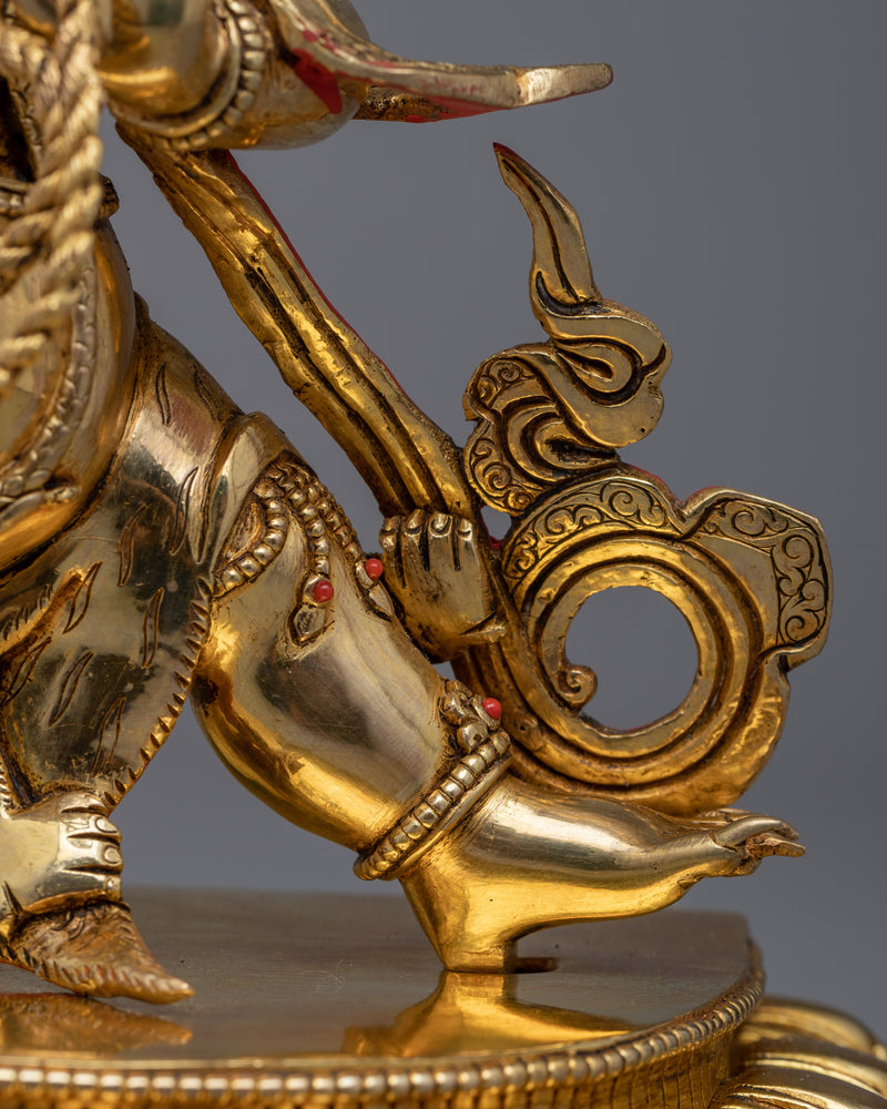 Vajra Thunderbolt Holder Vajrapani Statue | The Protector and Guide of the Buddha