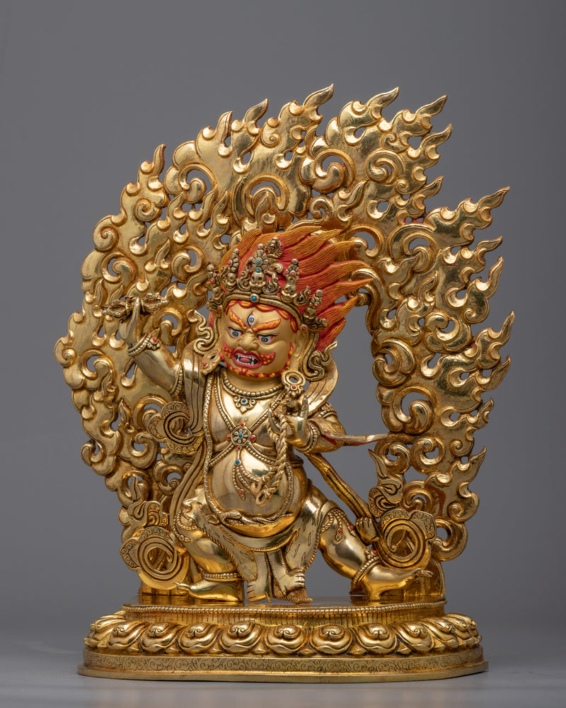 Vajra Thunderbolt Holder Vajrapani Statue | The Protector and Guide of the Buddha