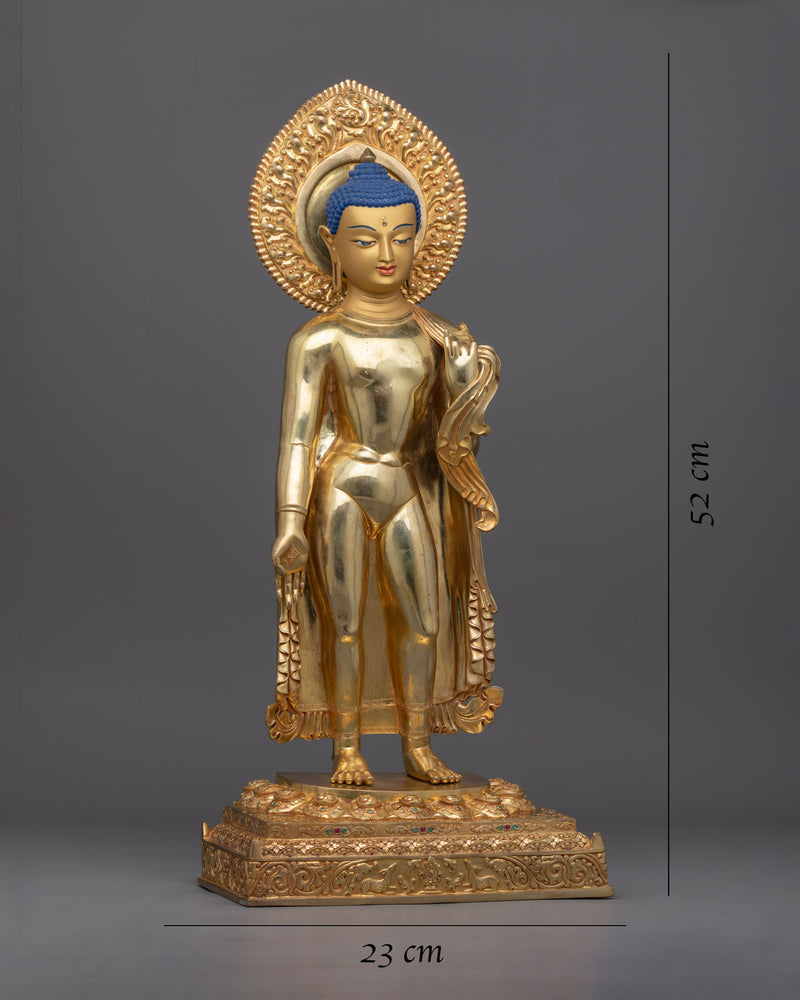 Standing Siddhārtha Statue | A Masterpiece Depicting the Spiritual Journey of the Buddha