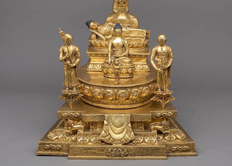 Life of Buddha Statue | A Majestic Depiction of the Enlightened One's Journey