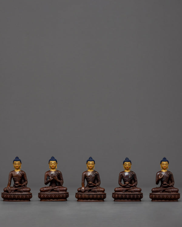 Five Dhyani Buddhas Sculpture