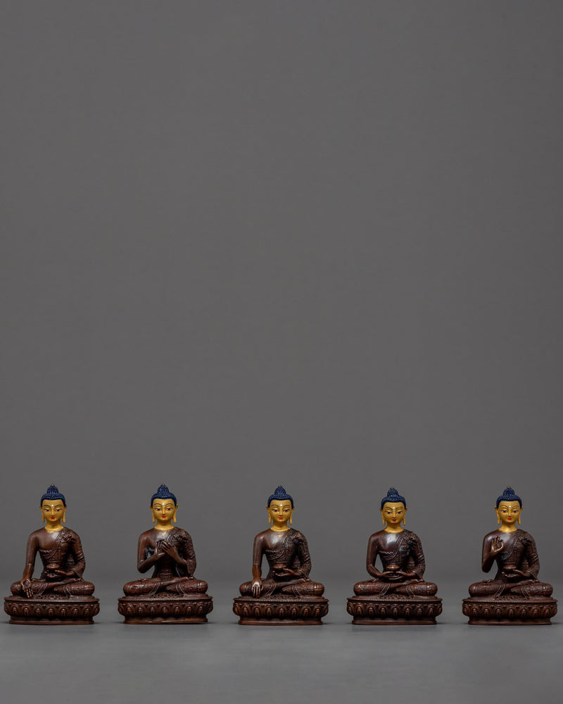 Five Dhyani Buddhas Sculpture