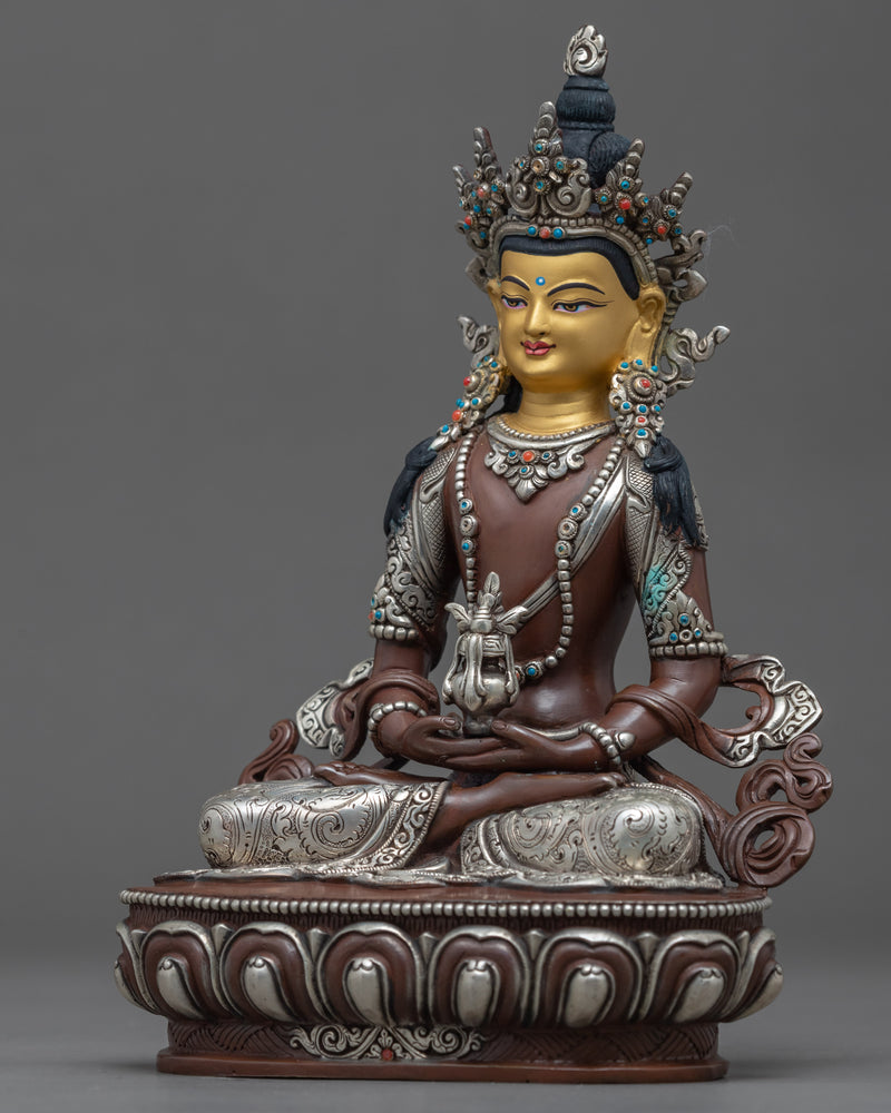 Amitayus Buddha Statue | Finely Hand Carved Buddhist Art