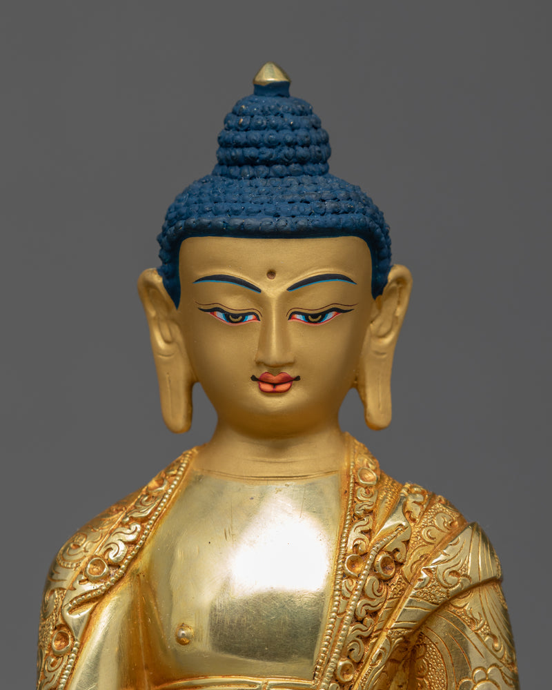 Buddha Amitabha Sculpture | Finley Hand Carved Tibetan Statue