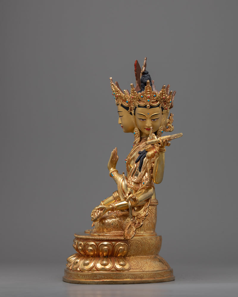 Statue For Namasangiti Mantra Practise | Religious Buddhist Deity Manjushri