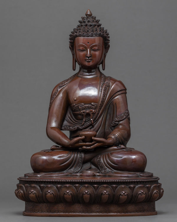 Namo Amitabha Buddha Copper Statue