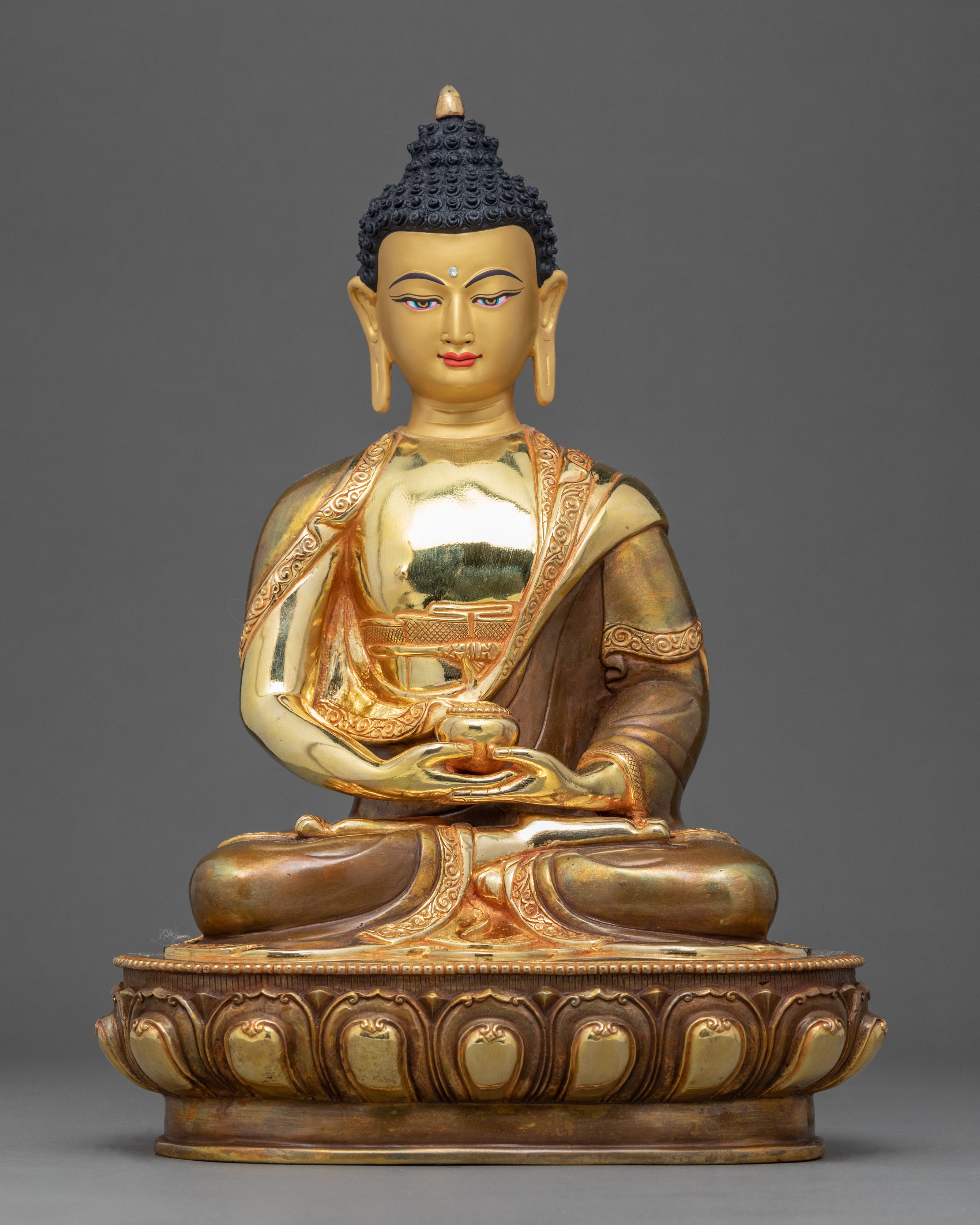 Indoor Amitabha Buddha Statue | Traditional Buddhist Art