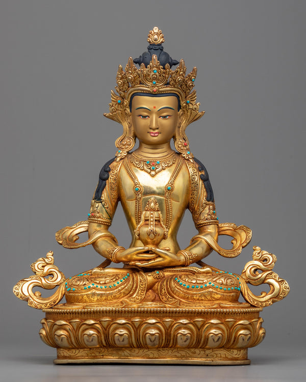 Statue-of-buddha-amitayus-in-his-pure-land