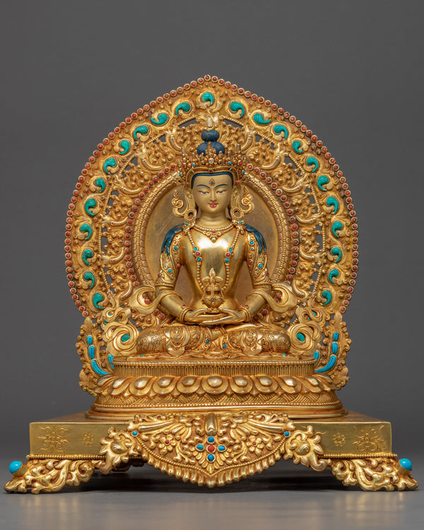 Amitayus Bodhisattva Sculpture 