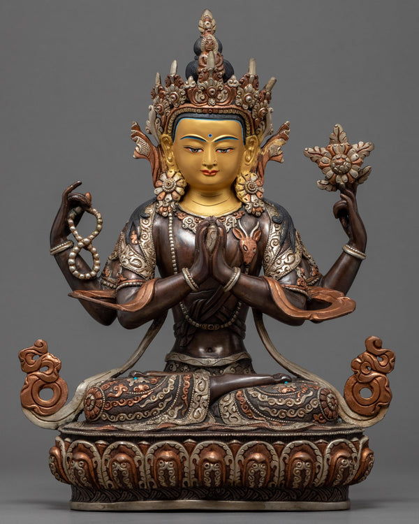 Chenrezig Tibetan Sculpture