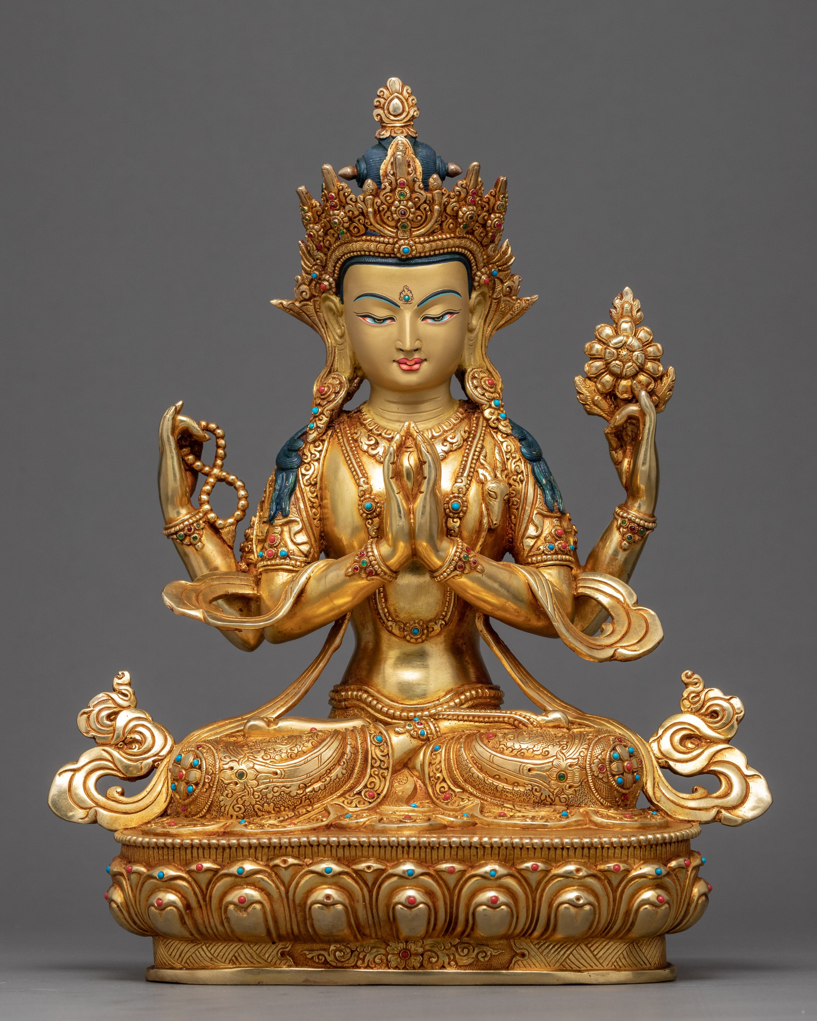 Bodhisattva Chenrezig Statue | Himalayan Art of Nepal