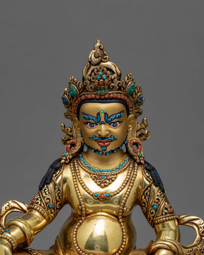 Seated Dzambhala Statue | Deity Of Wealth And Prosperity | Kubera