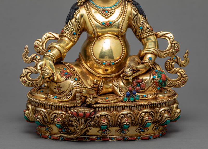 Seated Dzambhala Statue | Deity Of Wealth And Prosperity | Kubera