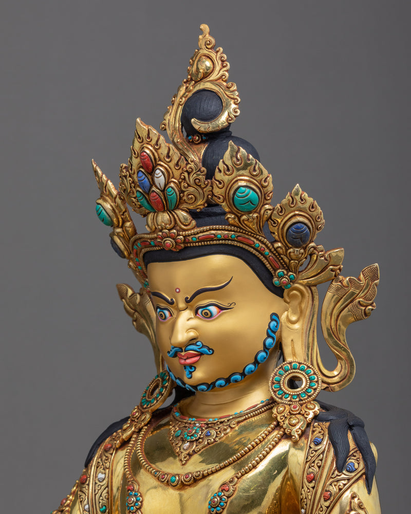 Large Dzambhala Statue | Buddhist Wealth Deity