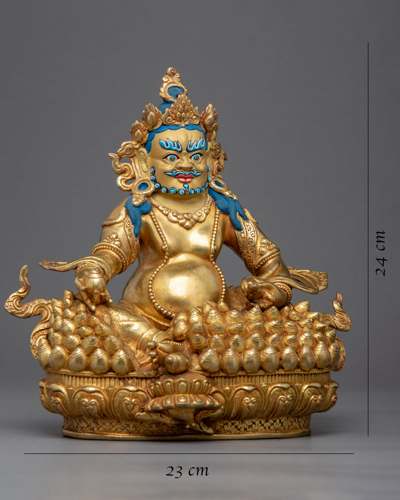 Wealth Deity Dzambhala Sculpture | Traditional Himalayan Art