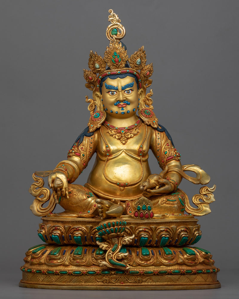 yellow-jambhala-mantra-sculpture