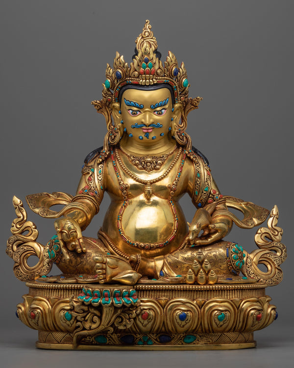 jambhala dzambhala buddha bronze statue