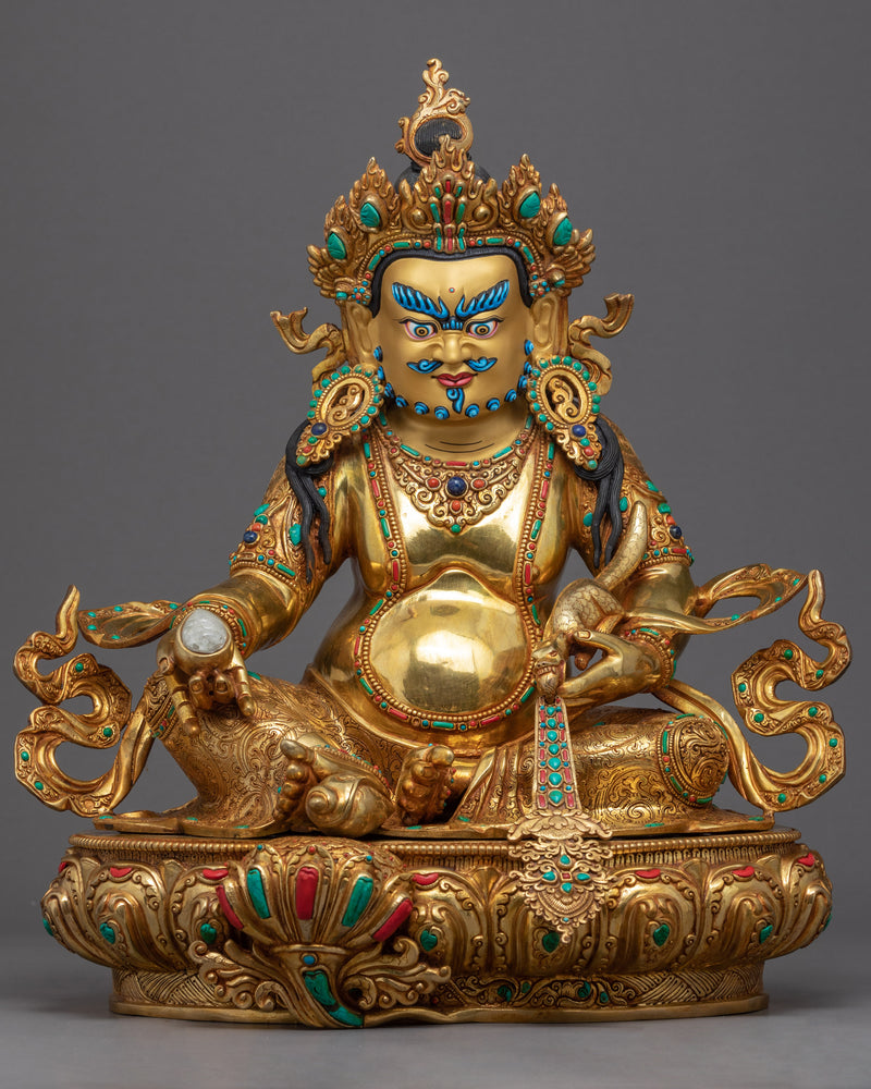 Dzambhala Wealth Deity Statue 