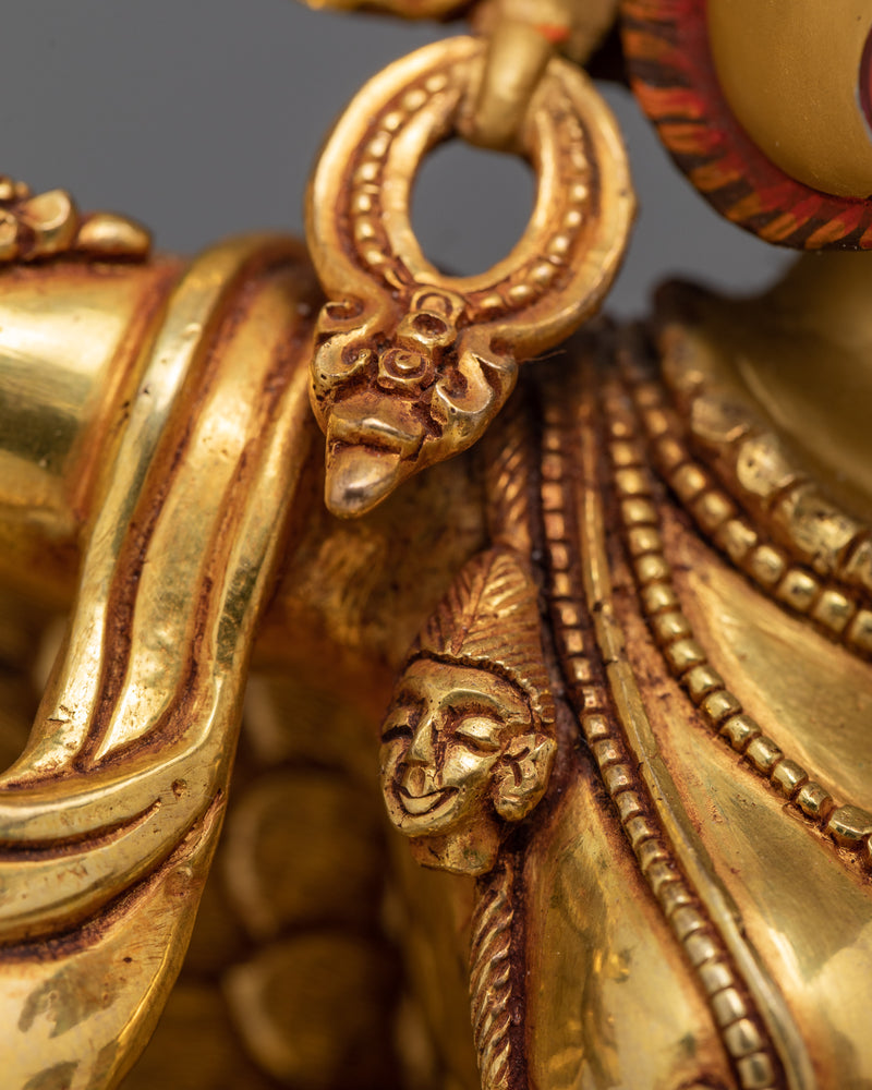 Garuda | Handmade Tibetan Style | Gold Coated Statue