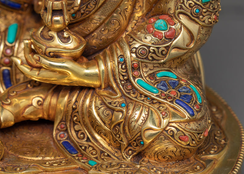 Rinpoche Guru Sculpture | Hand-Carved Buddhist Deity