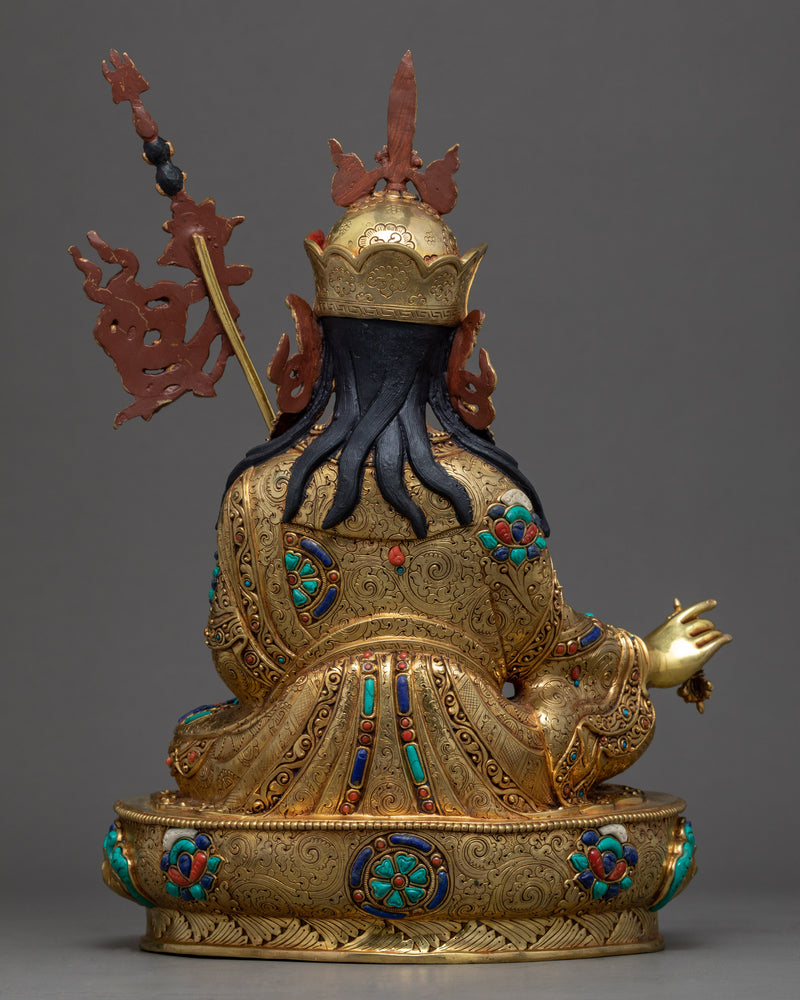 Rinpoche Guru Sculpture | Hand-Carved Buddhist Deity