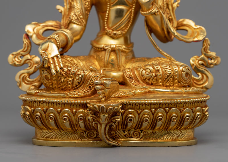 How To Chant Green Tara Mantra | Himalayan Traditionally Hand-crafted Statue