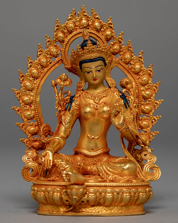 Mini Green Tara Sculpture