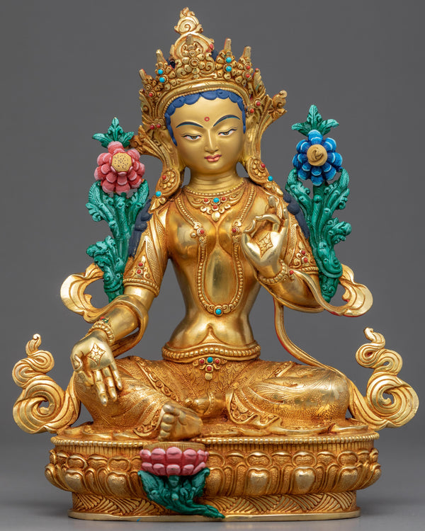 Green Tara Statue Nepal 