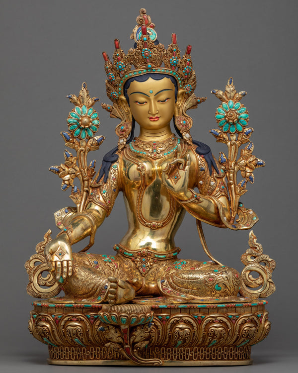 Green Tara Buddha Art