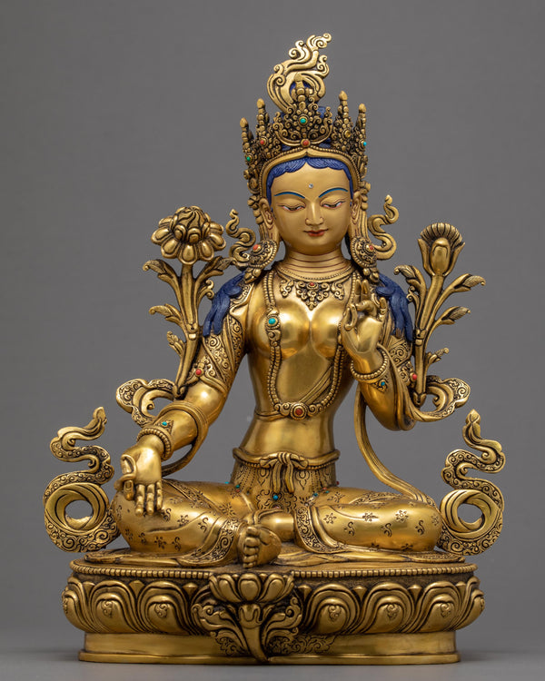 Green Tara Nepal Statue