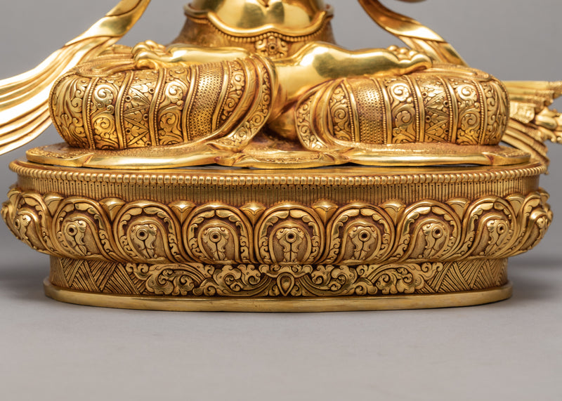 Manjushri Statue | Tibetan Art | Himalayan Gold Statue