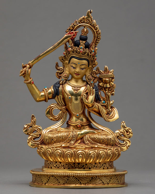 Manjushri Bodhisattva Buddhism Statue