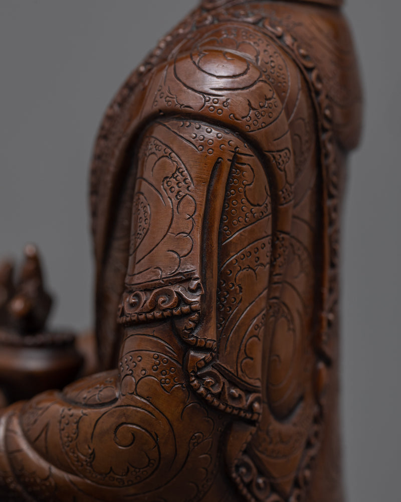 Medicine Buddah Sculpture | Himalayan Oxidized Copper Art-craft