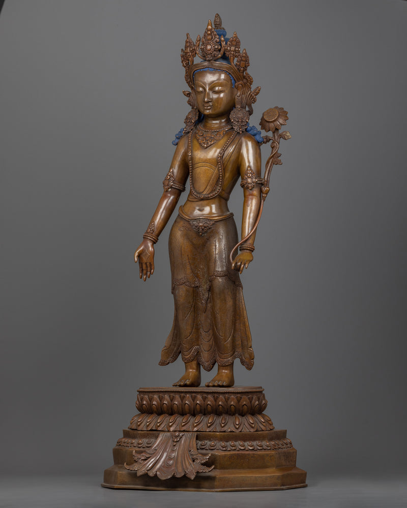 Bronze Chenrezig Statue | Himalayan Traditionally Hand-crafted Spiritual Art-work