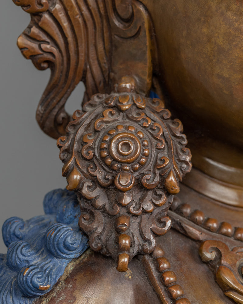 Bronze Chenrezig Statue | Himalayan Traditionally Hand-crafted Spiritual Art-work