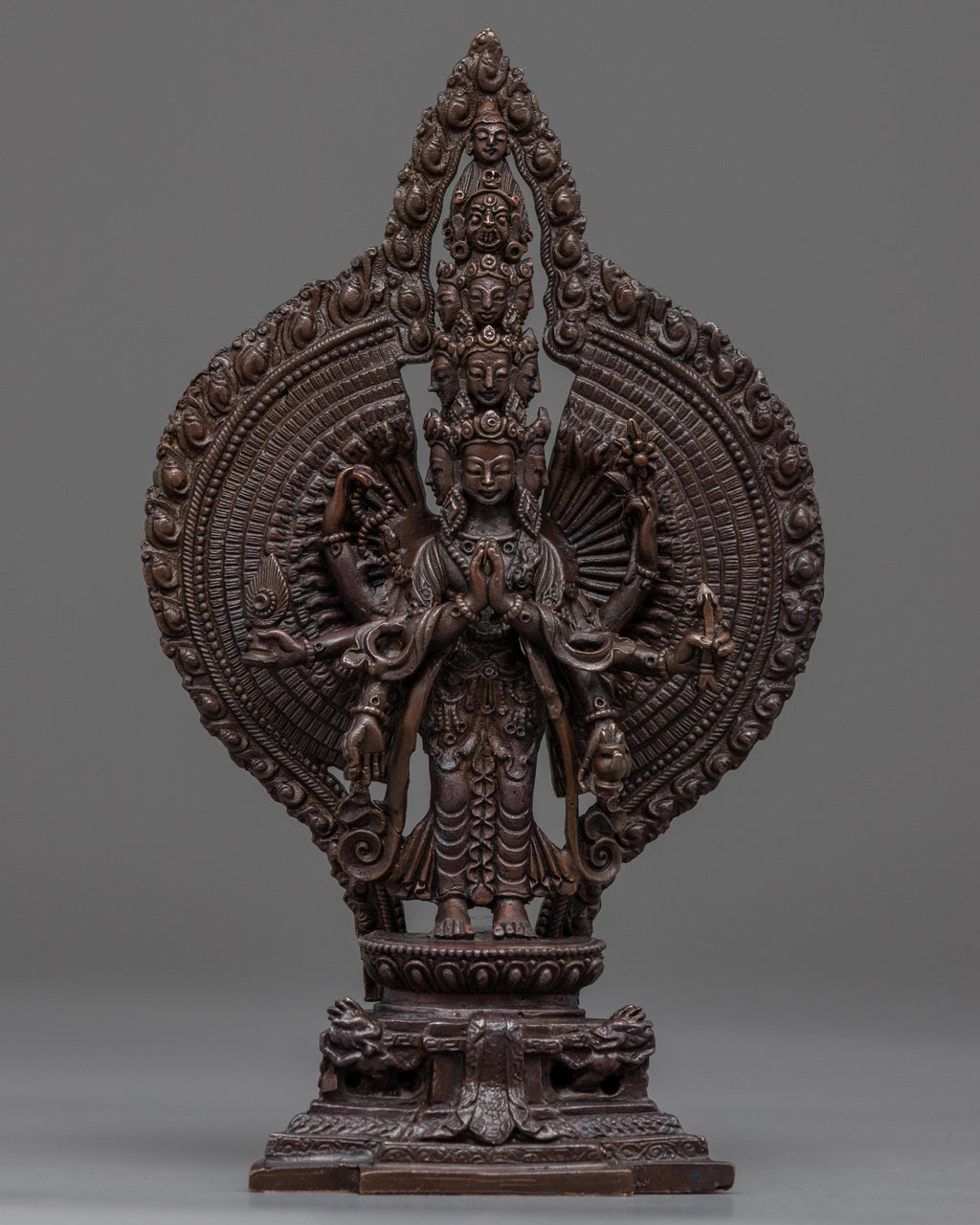 Mini 1000 Arm Chenrezig Statue | Himalayan Buddhism Artwork