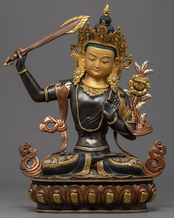 Manjushri Buddha Sculpture  