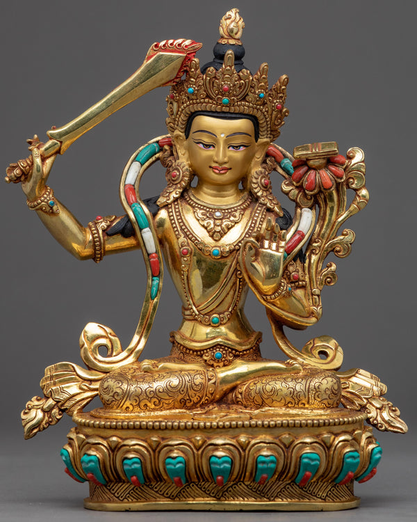 Rare Manjushri Sculpture