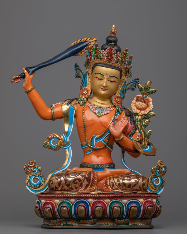 Manjushree Bodhisattva Statue 