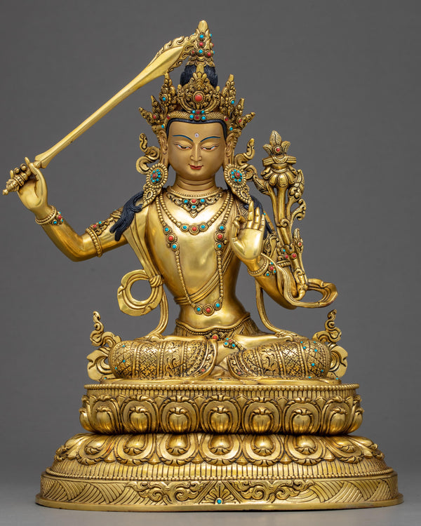 Manjushri Bodhisattva Sculpture