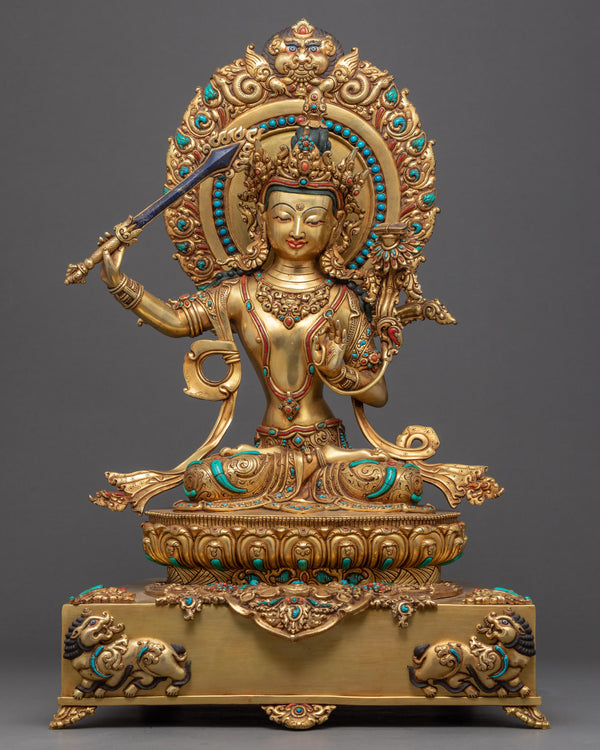 Manjushri Wisdom Deity Statue