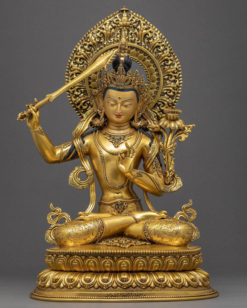 Bodhisattva Manjushri Statue Nepal