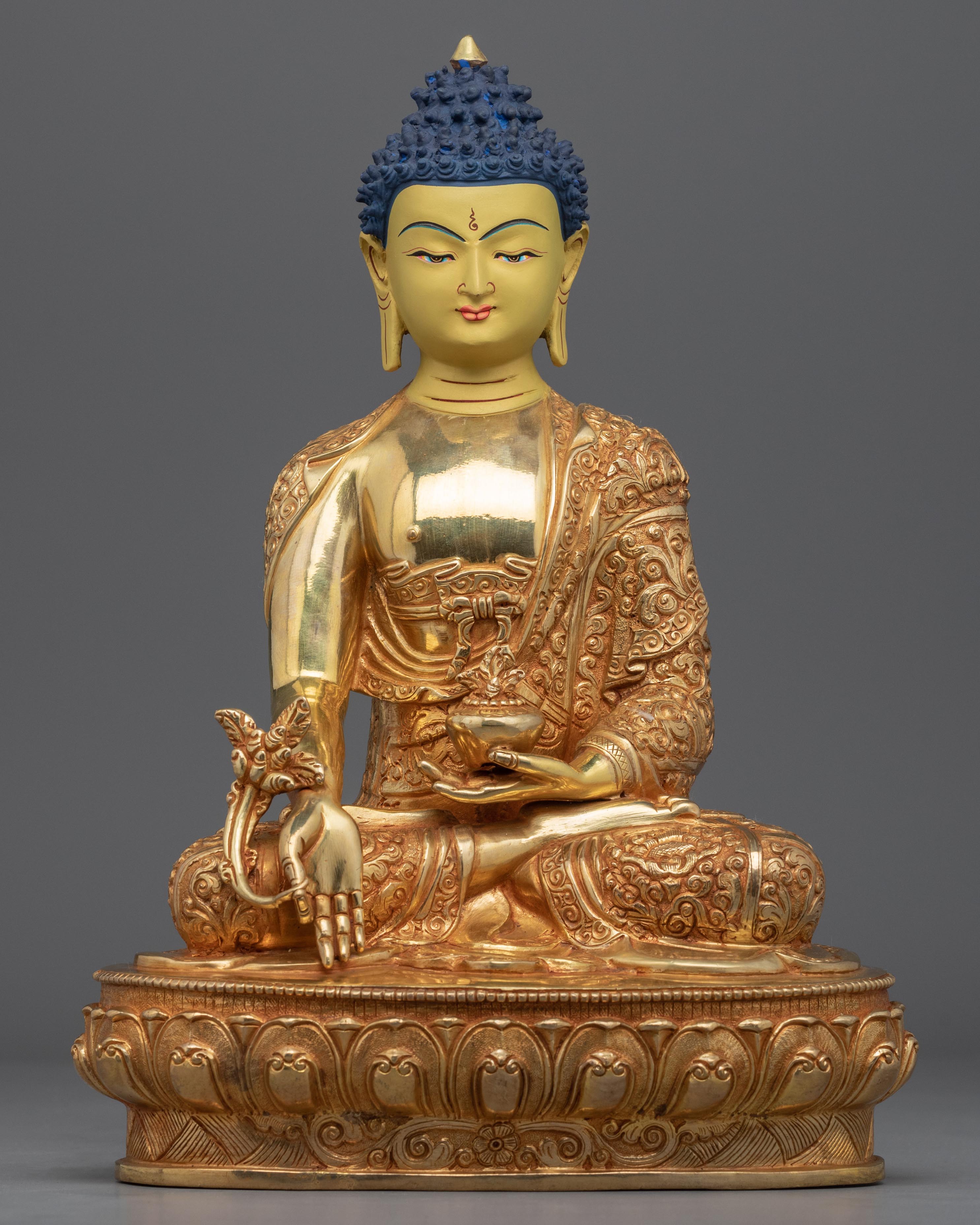 Medicine Master Buddha Statue | Buddhist Spiritual Deity Figurine