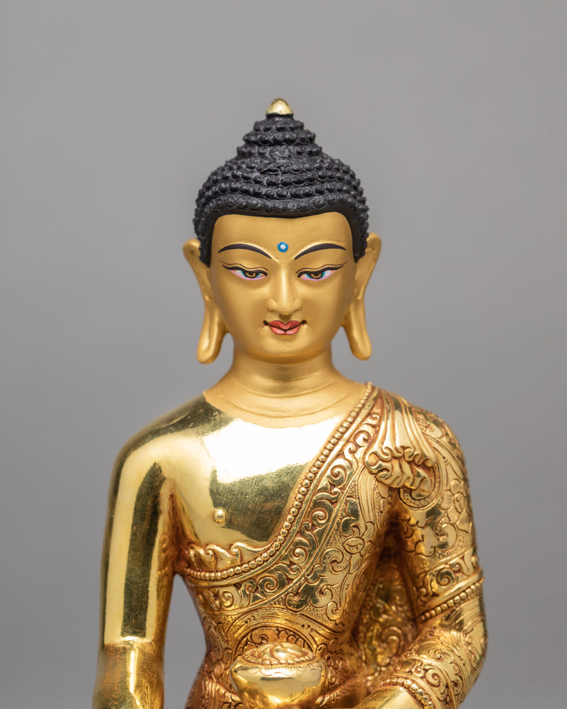 Buddha Statue | Plated With Gold | Gautam Buddha Statue