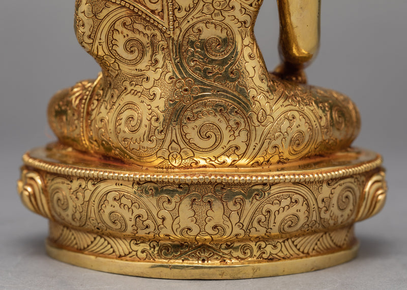 Buddha Statue | Plated With Gold | Gautam Buddha Statue