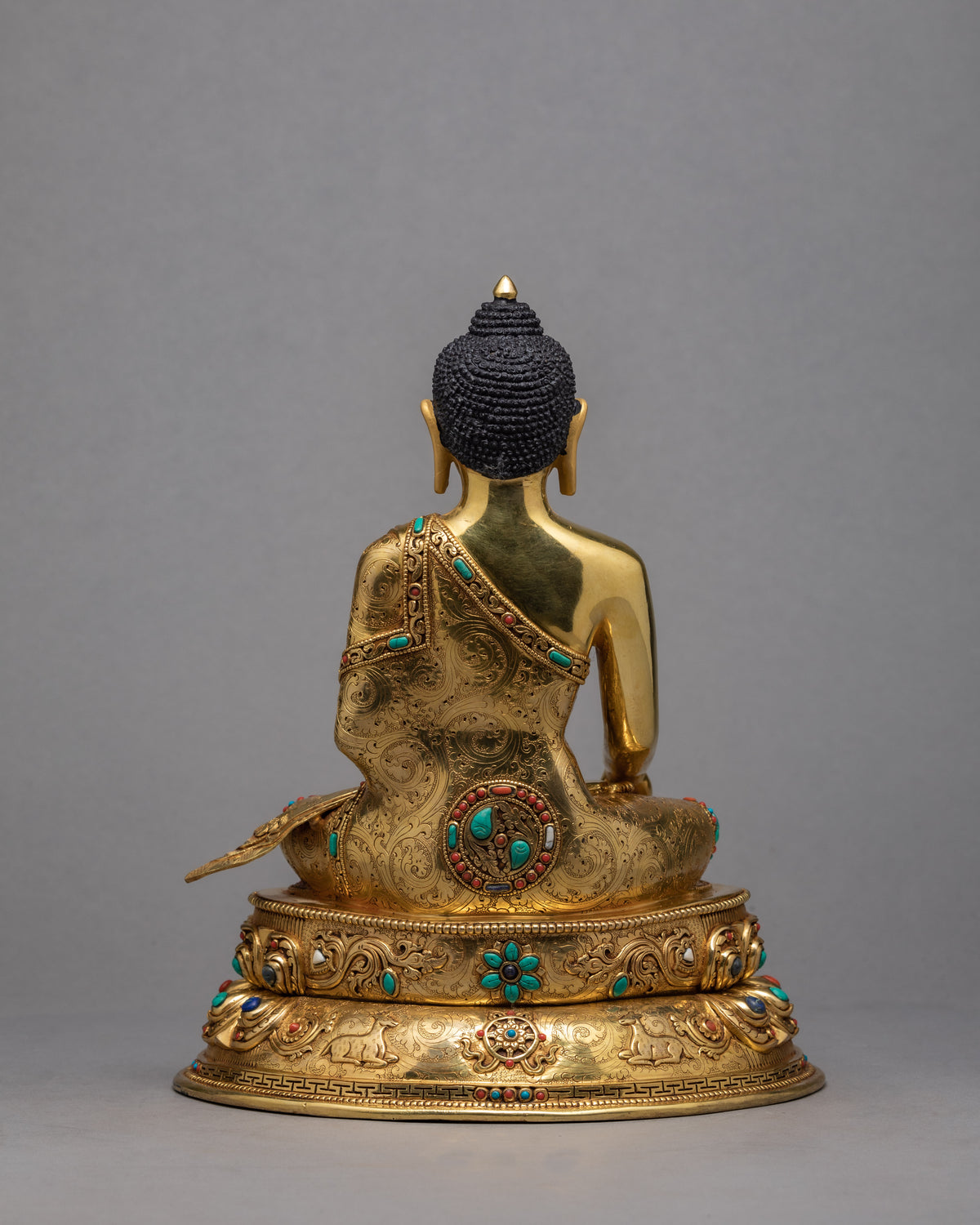 Gautama Buddha Statue | Plated in 24K Gold | Buddhist Sculpture