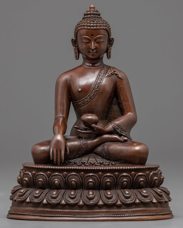 The Buddha Shakyamuni statue