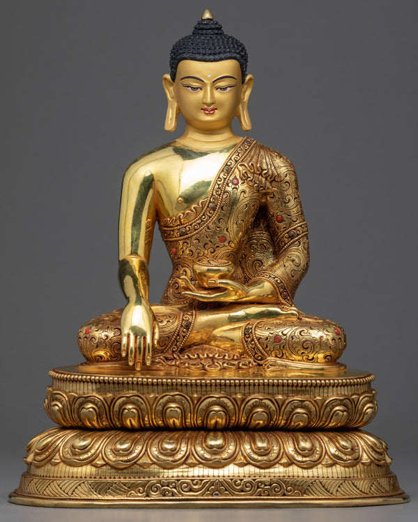 Shakyamuni Buddha Gold Statue