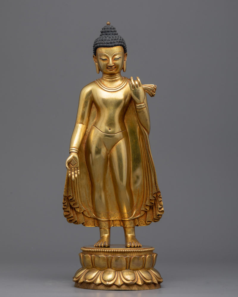 Standing Shakyamuni Buddha Statue